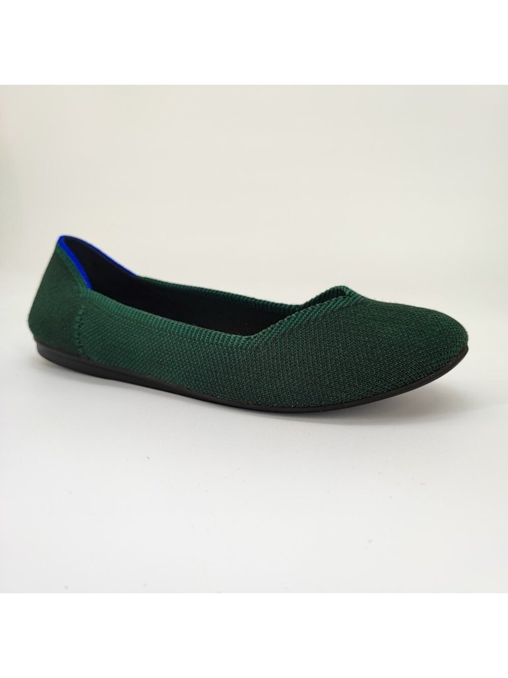 Rothy's The Flat Women's Size 7.5 US Ballet Shoes Recycled Knit Green